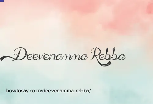 Deevenamma Rebba
