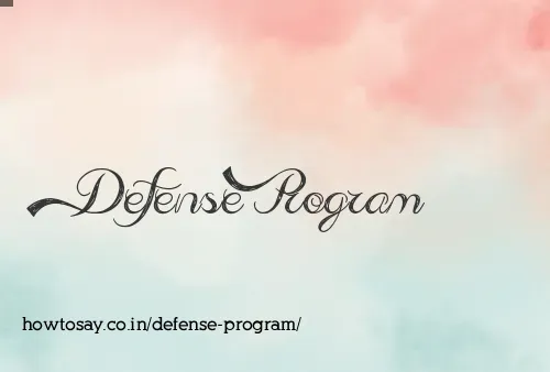 Defense Program