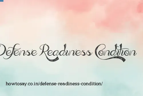 Defense Readiness Condition