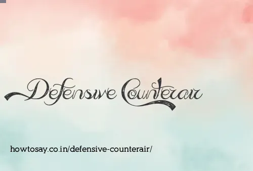 Defensive Counterair