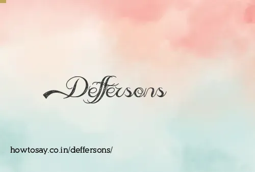 Deffersons