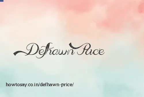 Defhawn Price