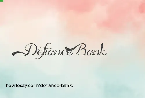 Defiance Bank