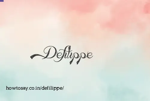 Defilippe