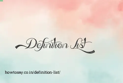 Definition List