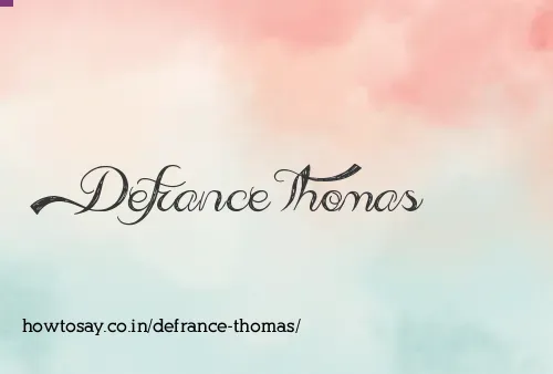 Defrance Thomas