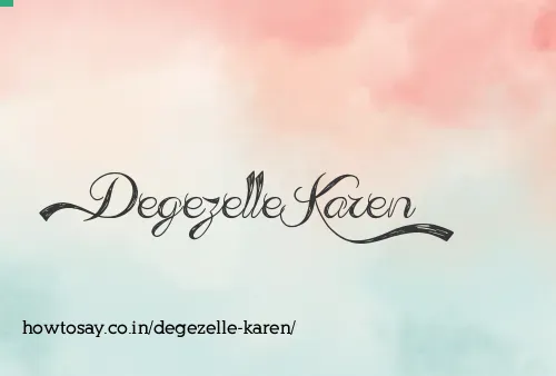 Degezelle Karen