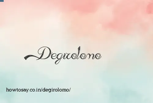 Degirolomo