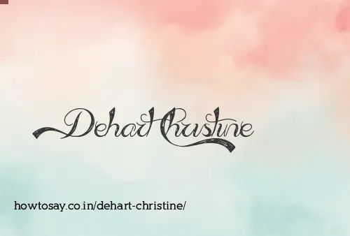 Dehart Christine