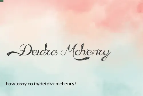 Deidra Mchenry