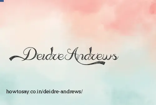 Deidre Andrews
