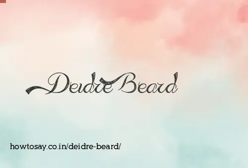Deidre Beard