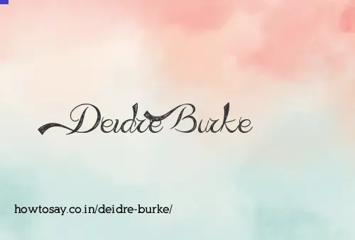 Deidre Burke