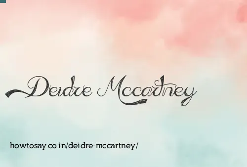 Deidre Mccartney