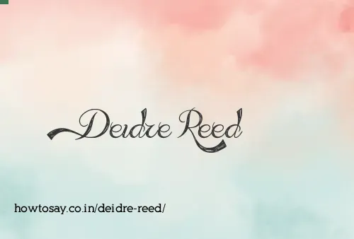 Deidre Reed