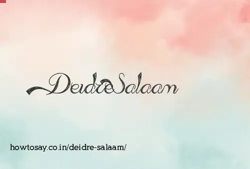 Deidre Salaam