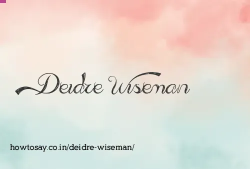 Deidre Wiseman