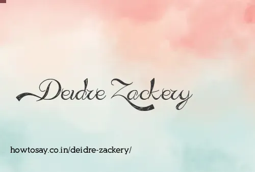 Deidre Zackery