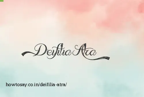 Deifilia Atra