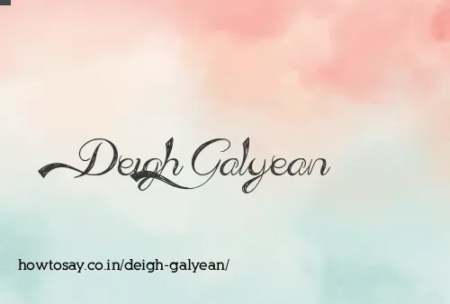 Deigh Galyean