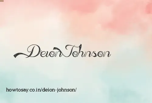 Deion Johnson