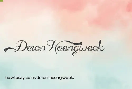 Deion Noongwook