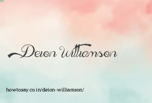 Deion Williamson
