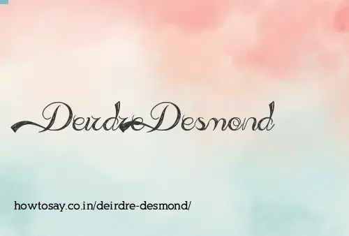 Deirdre Desmond