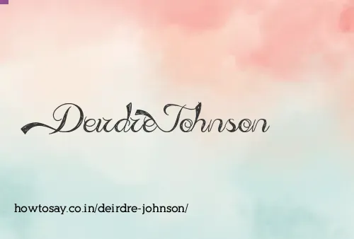Deirdre Johnson