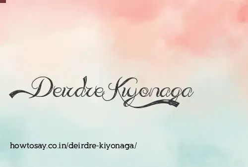 Deirdre Kiyonaga