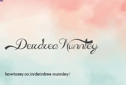 Deirdrea Nunnley