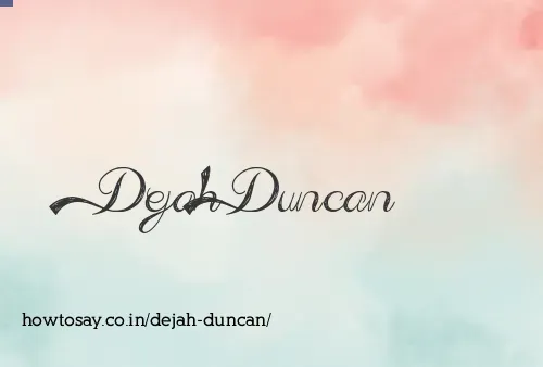 Dejah Duncan