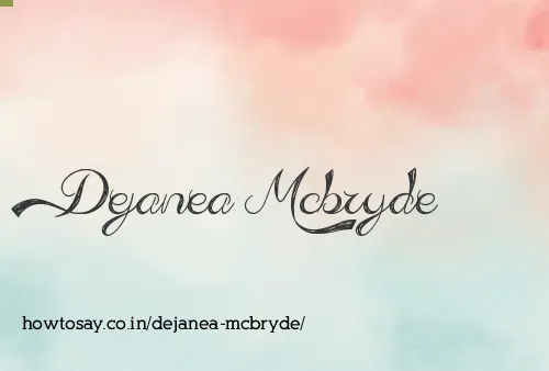 Dejanea Mcbryde