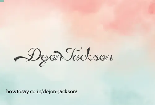 Dejon Jackson