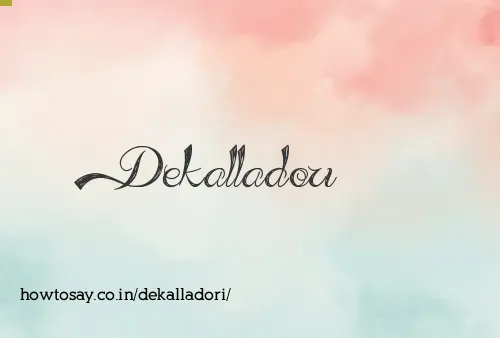 Dekalladori