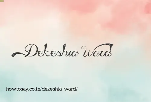Dekeshia Ward