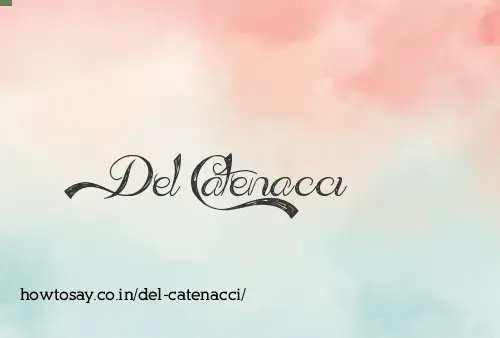 Del Catenacci