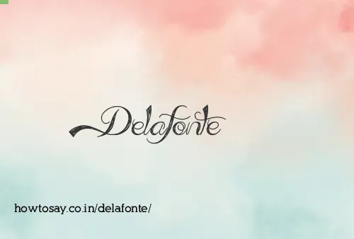 Delafonte