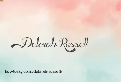 Delaiah Russell