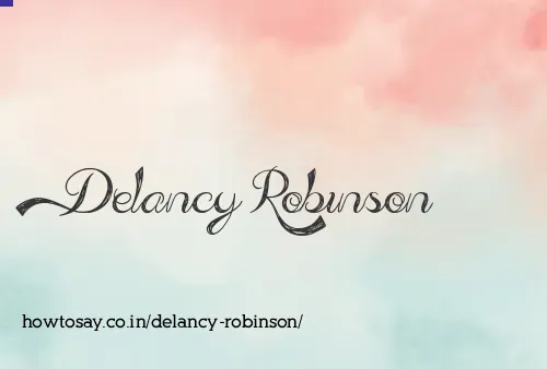 Delancy Robinson
