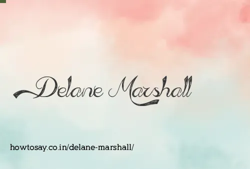 Delane Marshall