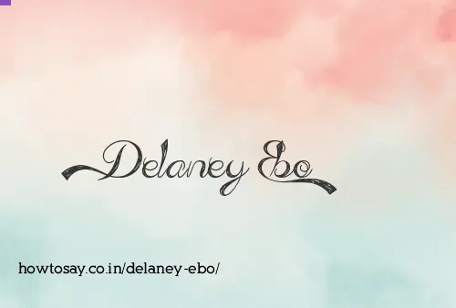 Delaney Ebo