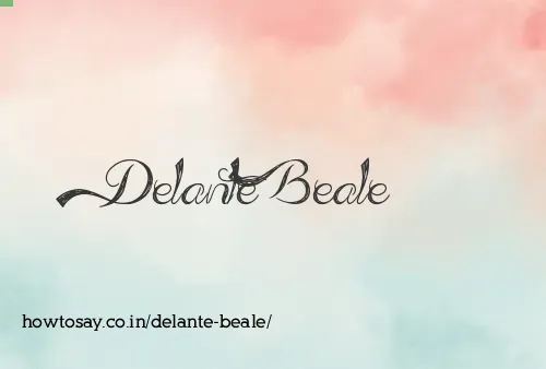 Delante Beale