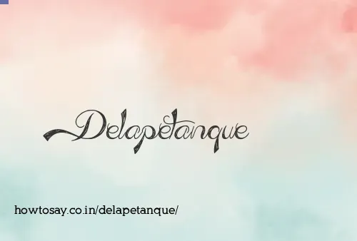 Delapetanque
