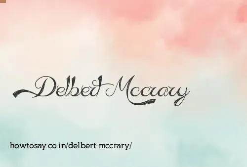 Delbert Mccrary