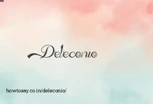 Deleconio