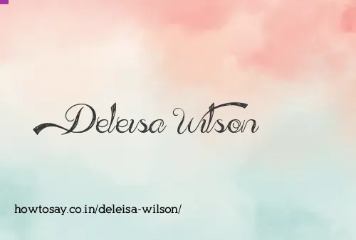 Deleisa Wilson