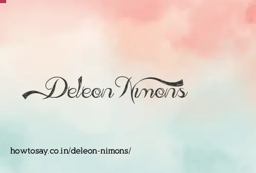 Deleon Nimons