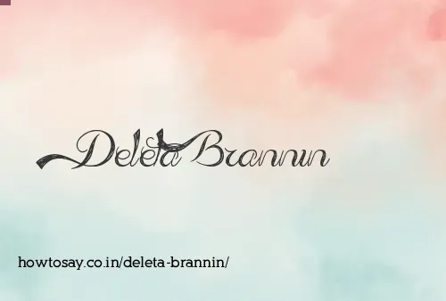 Deleta Brannin