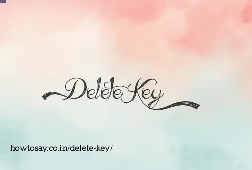 Delete Key